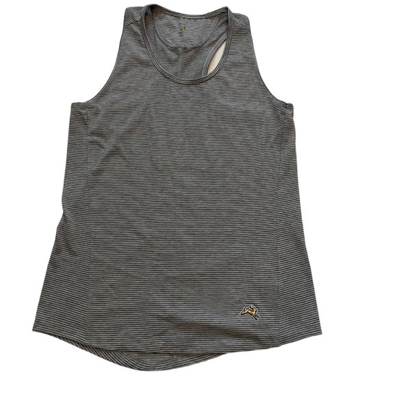 Tracksmith Tops - Tracksmith Horizon Tank Womens Medium Gray/Ivory
